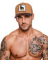 Goorin Bros. Bad Boy Trucker Heat Ground 101-2538-HEA02 | Front View | Mens Caps | Topdrawers Apparel for Men