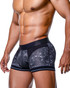 PUMP! Black Washed Boxer 11119 | Side View | Mens Boxer Briefs | Topdrawers Underwear for Men