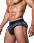 PUMP! Black Washed Brief 12086 | Side View | Mens Briefs | Topdrawers Underwear for Men