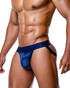 PUMP! Indigo Blue Jockstrap 15096 | Side View | Mens Jockstraps | Topdrawers Underwear for Men