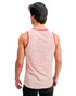 ST33LE Space Dye Textured Stretch Mesh Tank Poppy ST-11142 | Rear View | Mens Tank Tops | Topdrawers Clothing for Men