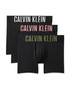 Calvin Klein 3-Pack Intense Power Microfiber Boxer Brief Black  White Sugar Pink Deep Lichen Green NB3612G-58O | Closeup View | Mens Boxer Briefs | Topdrawers Underwear for Men