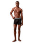 Calvin Klein 3-Pack Intense Power Microfiber Boxer Brief Black  White Sugar Pink Deep Lichen Green NB3612G-58O | Front View | Mens Boxer Briefs | Topdrawers Underwear for Men