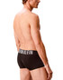 Calvin Klein 3-Pack Intense Power Microfiber Low Rise Trunk Black Sugar Pink Deep Lichen Green NB3611G-58O | Rear View | Mens Boxer Briefs | Topdrawers Underwear for Men