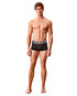 Calvin Klein 3-Pack Intense Power Microfiber Low Rise Trunk Black Sugar Pink Deep Lichen Green NB3611G-58O | Front View | Mens Boxer Briefs | Topdrawers Underwear for Men