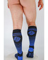 Breedwell After Dark Socks Blue 2601-SOCK | Rear View | Mens Long Socks | Topdrawers Apparel for Men