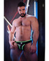 Breedwell After Dark Jock Neon Green 2601-JOCK | Front View | Mens Jockstraps | Topdrawers Underwear for Men