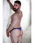 Breedwell After Dark Thong Blue 2601-THONG | Rear View | Mens Thongs | Topdrawers Underwear for Men