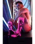 Breedwell Cyber Socks Neon Pink 2604-SOCK | Side View | Mens Long Socks | Topdrawers Apparel for Men