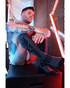 Breedwell Cyber Socks Black 2604-SOCK | Side View | Mens Long Socks | Topdrawers Apparel for Men