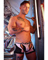 Breedwell Gagged Chap Thong White 2604-CTHONG-GG | Front View | Mens Jock Boxers | Topdrawers Underwear for Men