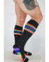 Breedwell Icon Pride Knee Socks 2605-SOCK | Side View | Mens Long Socks | Topdrawers Apparel for Men