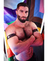Breedwell Icon Pride Armbands 2605-ARM | Front View | Mens Fetish Harnesses | Topdrawers Underwear for Men