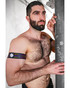 Breedwell Icon Pride Armbands 2605-ARM | Side View | Mens Fetish Harnesses | Topdrawers Underwear for Men