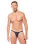 Gregg Homme Boytoy Voltz Thong Black 210304 | Front View | Mens Thongs | Topdrawers Underwear for Men