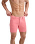 ST33LE Stretch Knit Jeans Shorts Crepe Pink ST-1932 | Front View | Mens Shorts | Topdrawers Clothing for Men