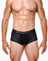 PUMP! Whisper Boxer Black 11112 | Front View | Mens Boxer Briefs | Topdrawers Underwear for Men