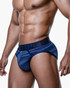 PUMP! Indigo Blue Brief 12087 | Side View | Mens Briefs | Topdrawers Underwear for Men