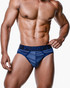 PUMP! Indigo Blue Brief 12087 | Front View | Mens Briefs | Topdrawers Underwear for Men