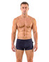 Spicy & Shiny Short Cotton Shorts Blue ZS26 | Front View | Mens Athletic Shorts | Topdrawers Clothing for Men