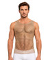 Spicy & Shiny Rhinestone Tank Gold JS-001 | Front View | Mens Tank Tops | Topdrawers Clothing for Men