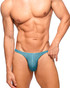 Addicted Titanio Mini Bikini Swim Brief Turquoise ADS411 | Front View | Mens Swim Briefs | Topdrawers Swimwear for Men