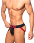 Addicted Cotton Fetish Jockstrap Red AD2329 | Side View | Mens Jockstraps | Topdrawers Underwear for Men