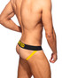 Addicted Cotton Fetish Jockstrap Yellow AD2329 | Rear View | Mens Jockstraps | Topdrawers Underwear for Men