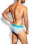 ES Collection Spider Sexy Brief Sky Blue UN2181 | Rear View | Mens Briefs | Topdrawers Underwear for Men