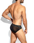 ES Collection Spider Sexy Brief Black UN2181 | Rear View | Mens Briefs | Topdrawers Underwear for Men