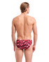 Arena Wave Swim Brief Team Red 011647-400 | Rear View | Mens Swim Briefs | Topdrawers Swimwear for Men