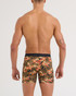 Saxx Smooth Flex Boxer Brief Howl Black 26S14BB-HLB | Rear View | Mens Boxer Briefs | Topdrawers Underwear for Men
