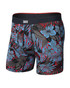 Saxx Vibe Xtra Boxer Brief Night Garden Red Hot SXVX24F-NGR | Front View | Mens Boxer Briefs | Topdrawers Underwear for Men