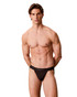 Calvin Klein Sculpt Lace Jock Strap Established Red NB4631-4GJ | Front View | Mens Jockstraps | Topdrawers Underwear for Men