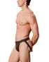 Calvin Klein Sculpt Lace Jock Strap Established Red NB4631-4GJ | Side View | Mens Jockstraps | Topdrawers Underwear for Men