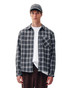 Kuwalla Tee Plannel Shirt Grey KUL-PS103B-0326 | Front View | Mens Long Sleeve Shirts | Topdrawers Clothing for Men