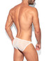 ES Collection Plumetti Mini Brief White UN468 | Rear View | Mens Briefs | Topdrawers Underwear for Men