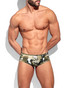 ES Collection Swiss Cow Brief Khaki UN620 | Front View | Mens Briefs | Topdrawers Underwear for Men