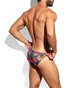 ES Collection Magenta Bikini Brief Navy UN684 | Rear View | Mens Briefs | Topdrawers Underwear for Men
