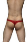 Red - Private Structure Desire Glaze Thong DGEMU3545BT - Rear View - Topdrawers Underwear for Men