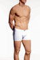 002 White - JM NATURA Pouch Boxer 90327 - Front View - Topdrawers Underwear for Men