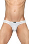White - Private Structure Desire Intima Mesh Low Rise Bikini DIAMU3455BT - Front View - Topdrawers Underwear for Men