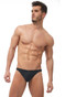 Gregg Homme Caliente Swim Thong 170625 - Black - Mens Swim Thongs - Front View - Topdrawers Swimwear for Men Gregg Homme Caliente Swim Thong 170625 - Black - Mens Swim Thongs - Front View - Topdrawers Swimwear for Men