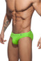 Addicted Basic AD Swim Brief ADS097 - 07 Lemon Green - Mens Swim Bikini Briefs - Side View - Topdrawers Swimwear for Men Addicted Basic AD Swim Brief ADS097 - 07 Lemon Green - Mens Swim Bikini Briefs - Side View - Topdrawers Swimwear for Men