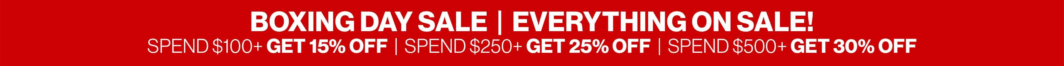 Boxing Day Sale @ Topdrawers