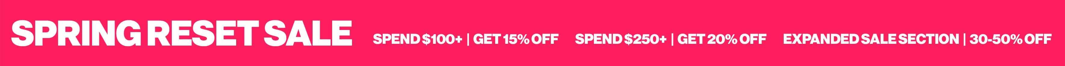 Spring Reset Sale - Topdrawers