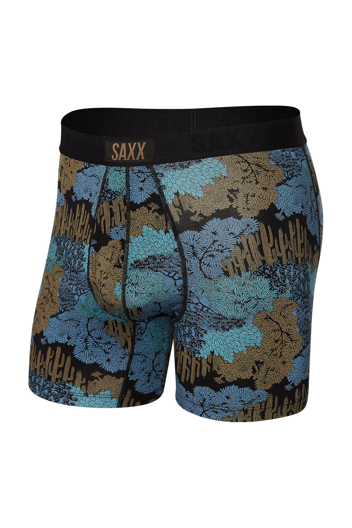 Underwear-Saxx-Ultra Soft Boxer Brief Fly-Pool Shark Pool-Blue