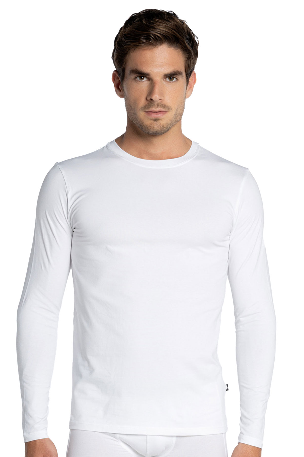 Calvin Klein T Shirt Long Sleeve Comfort Cotton In Slim Fit, $44