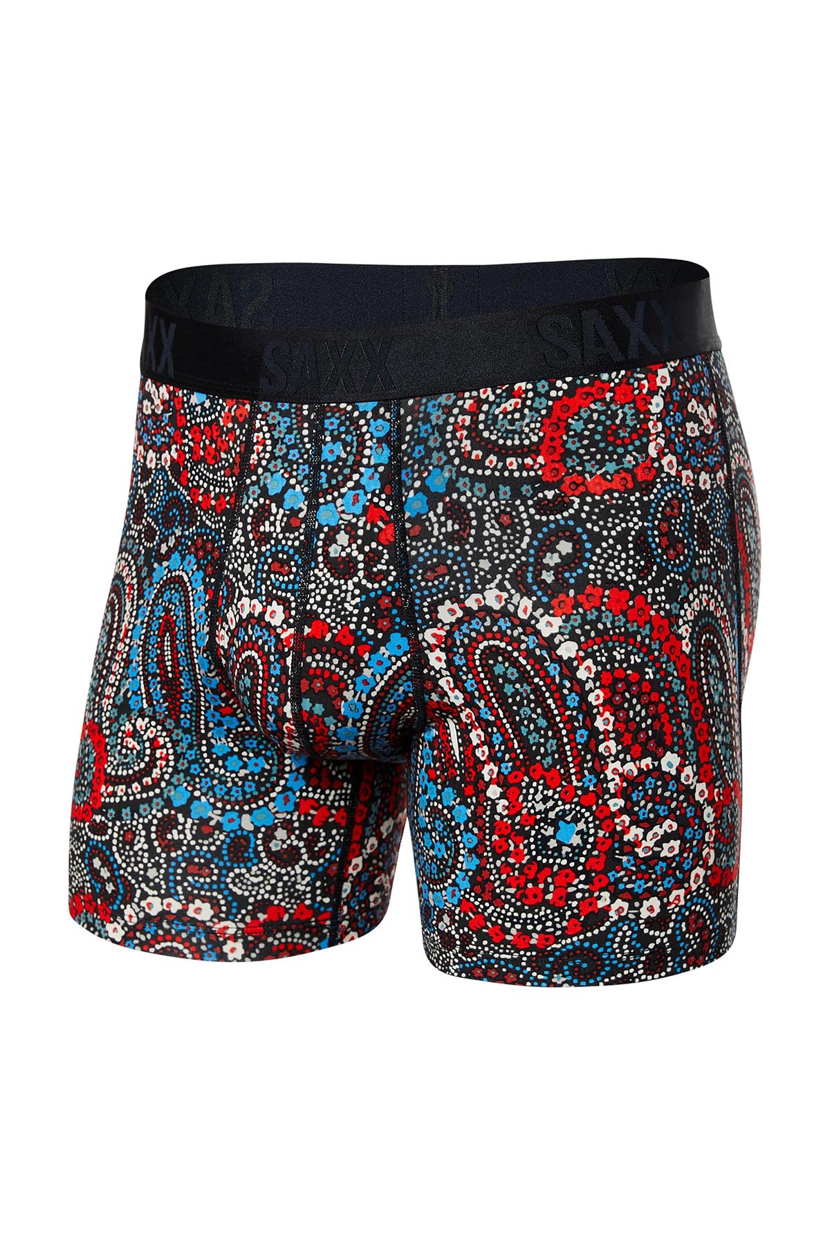 Saxx 22nd Century Silk Boxer Brief, Painted Paisley, SXBB67-PPM, Mens  Boxer Briefs