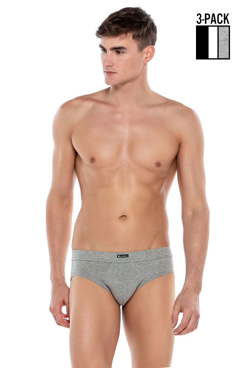 Pack of 3 Briefs, Basix